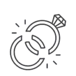 Post-divorce transition support symbol